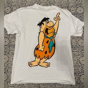 Vintage 90s Fred Flintstone Hanna-Barbera T-Shirt - White